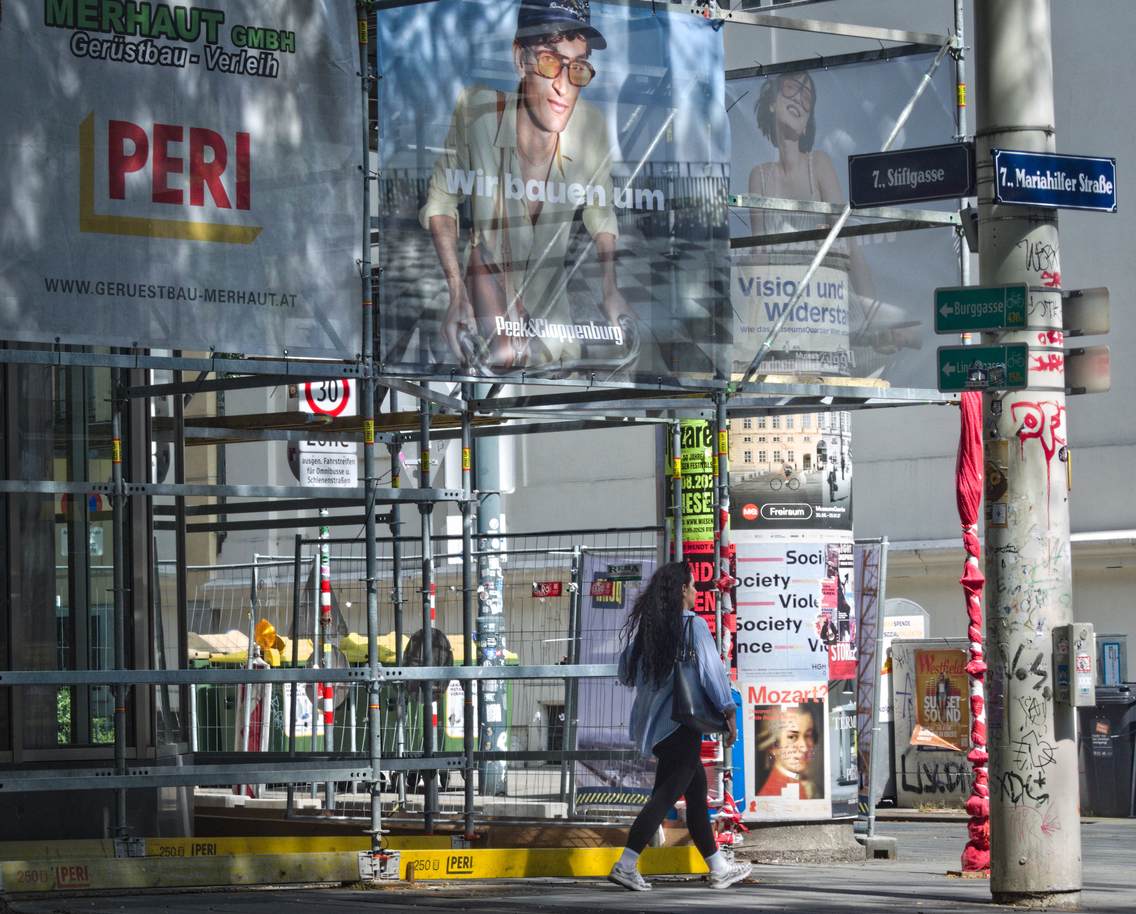 Vienna, Mariahilfer Strasse. 21 agosto 2026.