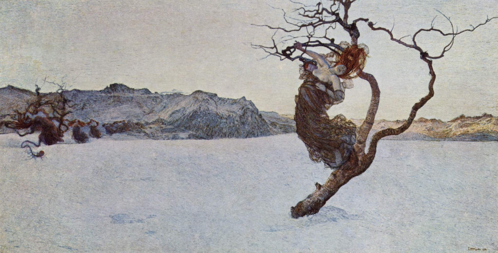 Il quadro di Segantini. Fonte: Wikipedia.
